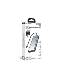 Fulltech FH23 11'i 1 Arada Usb-C Çoklayıcı | 4K Hdmı 100W Pd Gigabit Ethernet 3.5mm Jack HDMI VGA  